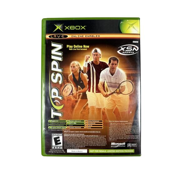 NCAA Football 2005 / Top Spin Combo (Microsoft Xbox, 2004) Complete, Tested - Picture 6 of 6